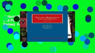 Natural Resources Law and Policy (University Casebook Series)  Review