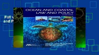 Full version  Ocean and Coastal Law and Policy  For Kindle