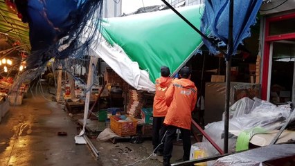 떨어지고 쓰러지고...경남 피해 130건 넘어 / YTN