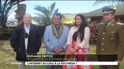 Edouard Fritch négocie le passage du câble Manatua vers le Chili
