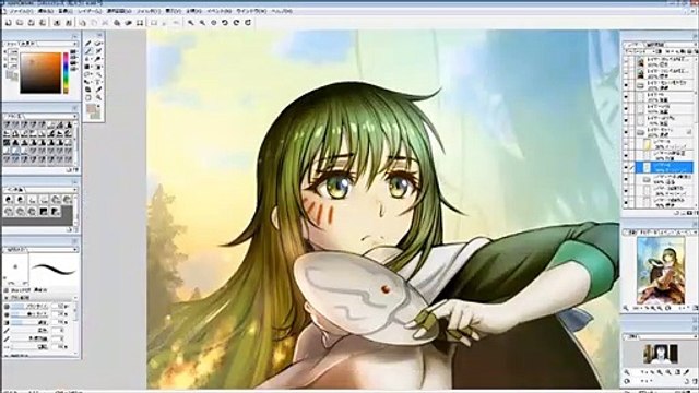 メイキング【-転スラ- シズ絵 作業画面181122】openCanvas