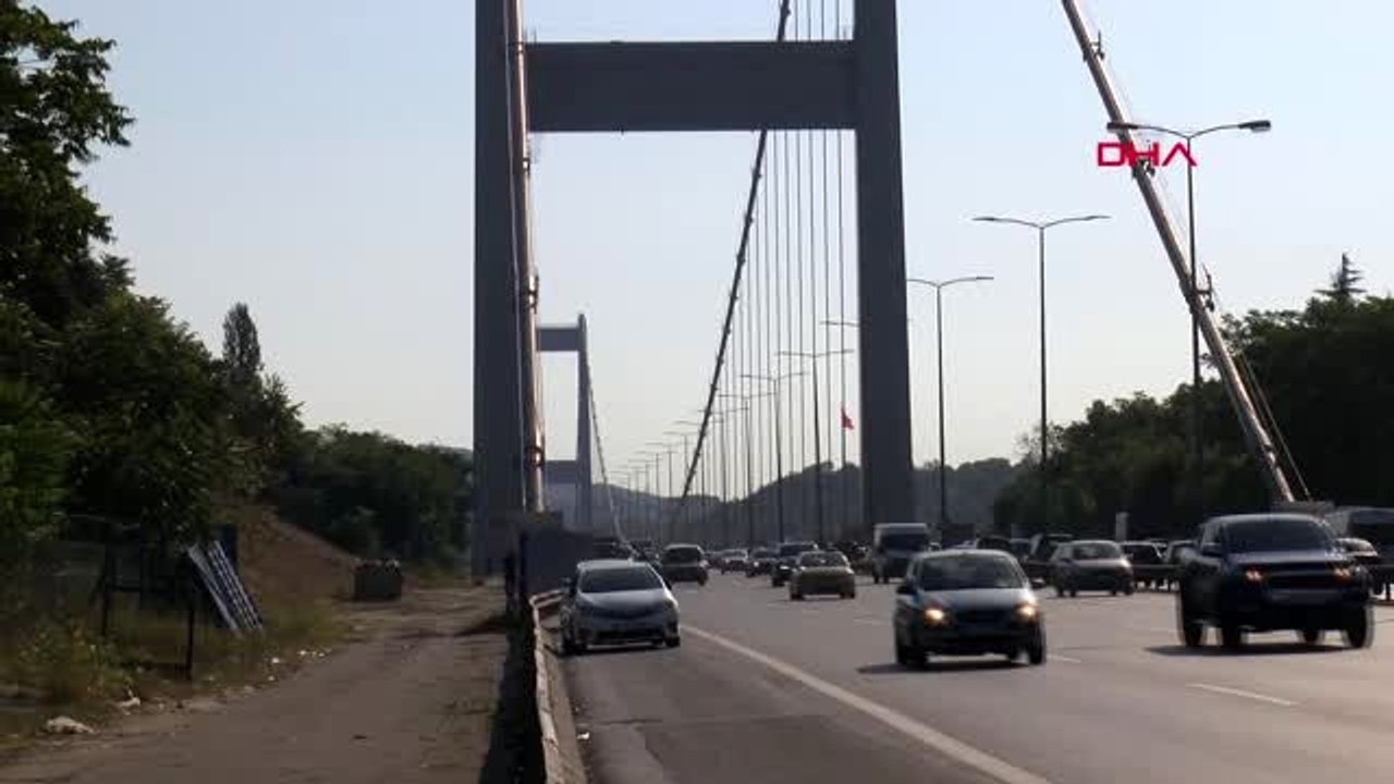 Fatih sultan mehmet köprüsü'nde polis operasyonu