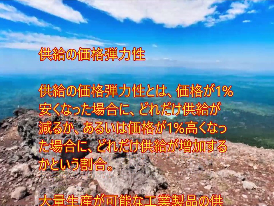 供給の価格弾力性とは～JDPアセットマネジメント株式会社の投資用語集
