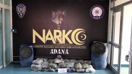 Uyuşturucuyu bahçeye bidonlarla gömerek saklamışlar - ADANA
