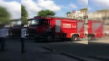 Fatih'te ahşap binada yangın