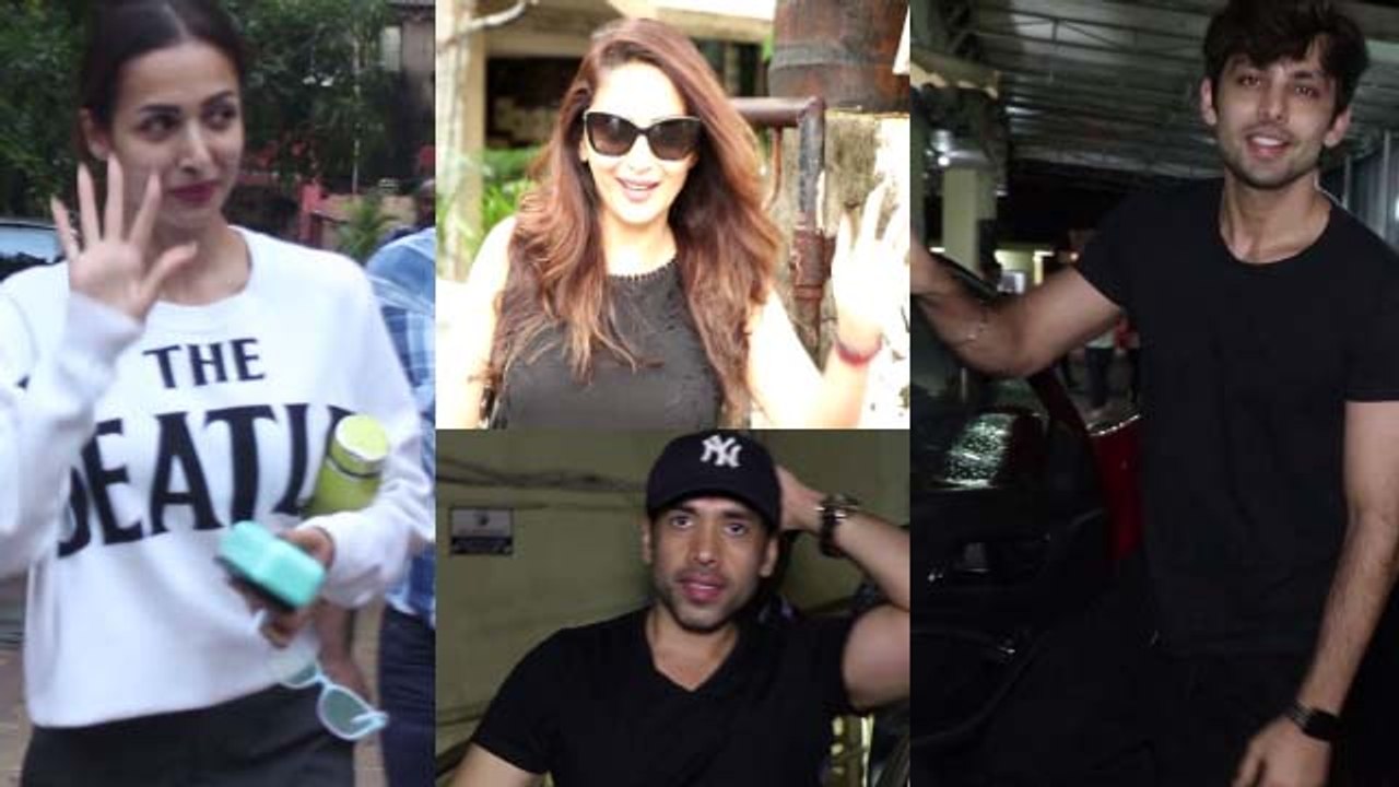 Malaika Arora, Madhuri Dixit & other Bollywood celebs were spotted;Watch video | FilmiBeat