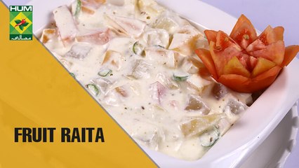 Quick Recipe of Fruit Raita| Evening With Shireen | Masala TV Show | Shireen Anwar
