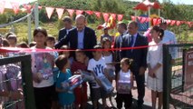 İçişleri Bakanı Süleyman Soylu, terör örgütü PKK'lı teröristlerin önceden bıraktığı patlayıcının infilak etmesi sonucu hayatını kaybeden 4 yaşındaki Nupelda ile 8 yaşındaki Ayaz'ın adının verildiği parkın açılını gerçekleştirdi