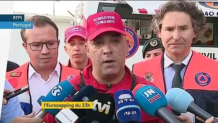 L'Eurozapping du 23h : le Portugal en proie aux incendies