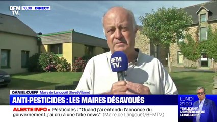 Pesticides: le maire de Langouët "a cru à une fake news" en découvrant la décision du gouvernement