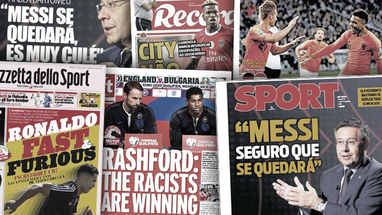 Les déclarations de Bartomeu sur Messi font trembler la Catalogne, CR7 l’homme le plus rapide de Serie A