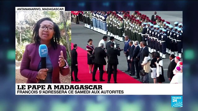 FR NW MADAGASCAR PAPE FRANCOIS AFRIQUE ANDRY RAJOELINA VISITE OCEAN INDIEN PAUVRETE