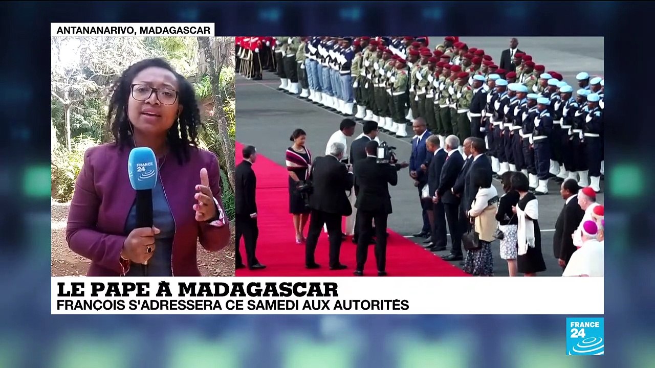 FR NW MADAGASCAR PAPE FRANCOIS AFRIQUE ANDRY RAJOELINA VISITE OCEAN INDIEN PAUVRETE