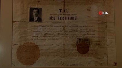 Türkiye'nin ilk diş hekimliği diplomalarından biri Denizli'den...Dedesinden 58 yıl sonra aynı...