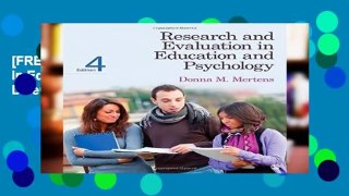 [FREE] Research and Evaluation in Education and Psychology: Integrating Diversity With