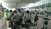Increased security at Hong Kong International Airport