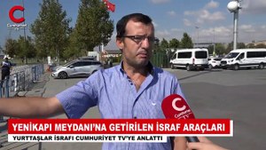 İBB’deki araç israfını merak eden yurttaşlar Yenikapı’ya gitti.