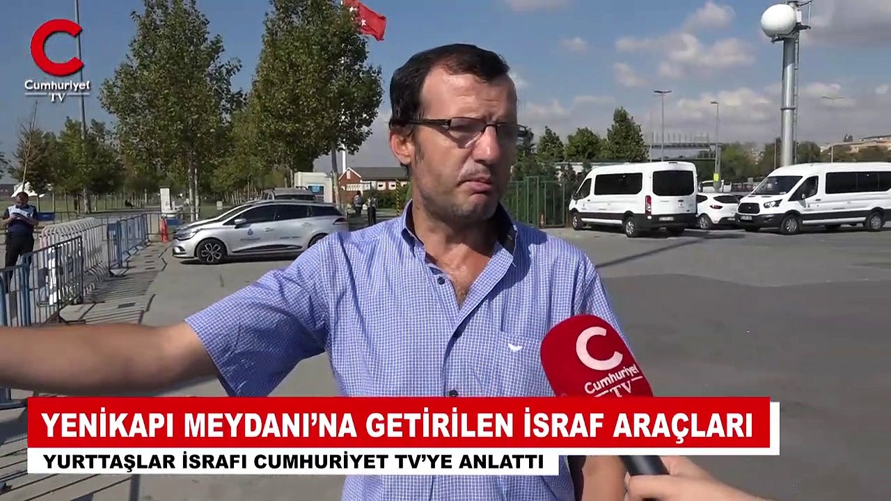 İBB’deki araç israfını merak eden yurttaşlar Yenikapı’ya gitti.