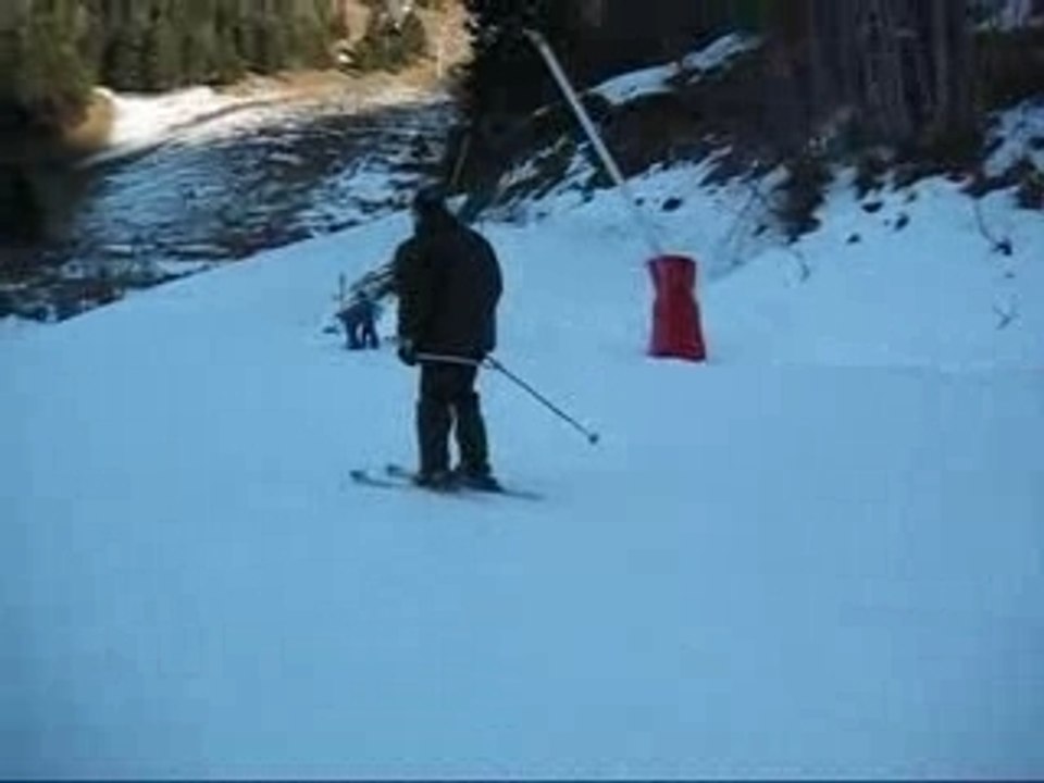 La glisse avec tonton...