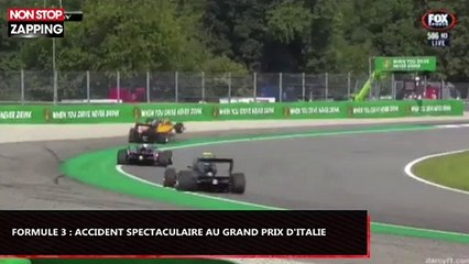 Formule 3 : Accident spectaculaire au Grand Prix d'Italie (Vidéo)