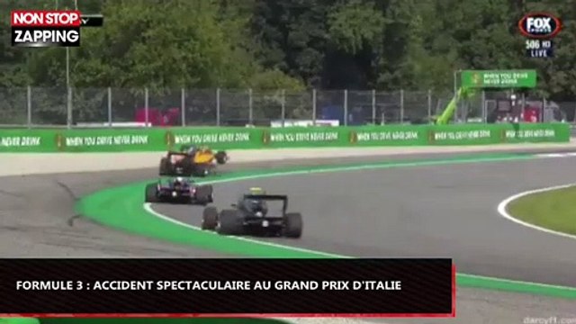 Formule 3 : Accident spectaculaire au Grand Prix d'Italie (Vidéo)