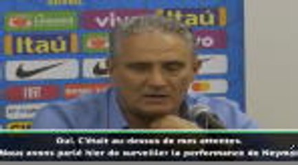 Brésil - Tite : "Neymar ? C’était au-dessus de mes attentes"