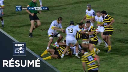 PRO D2 - Résumé Mont-de-Marsan-Carcassonne: 28-26 - J03 - Saison 2019/2020