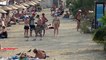 Rus turist güpegündüz plajda define aradı, “Temizlik yapıyorum” diyerek kendi savundu