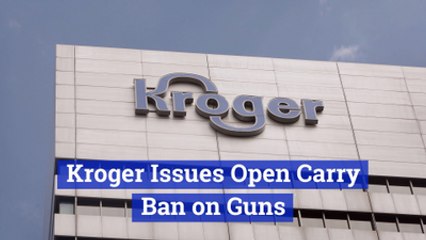 Kroger Does Not Want To See Weapons In Their Stores