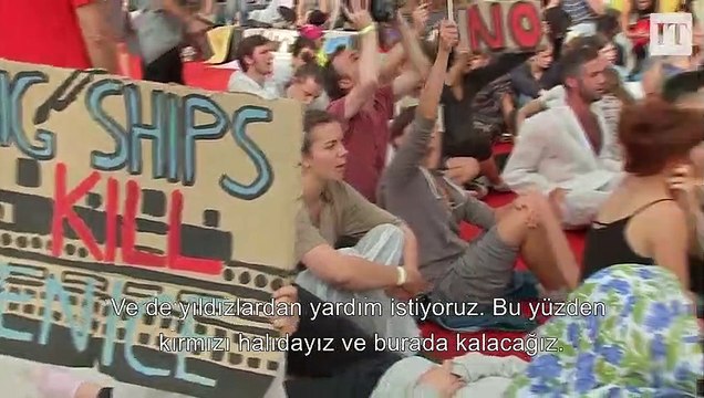 Venedik Film Festivali'nde çevre eylemi