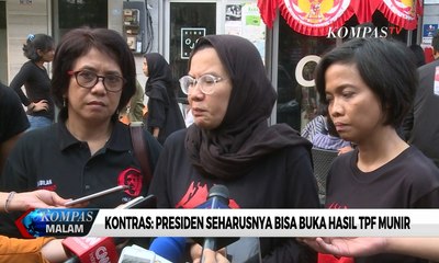 Peringatan 15 Tahun Kematian Munir, Kontras: Presiden Seharusnya Bisa Buka Hasil TPF Munir