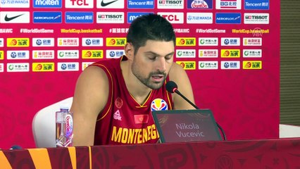 Türkiye - Karadağ basketbol maçının ardından - Mitrovic - Vucevic - SHANGHAY