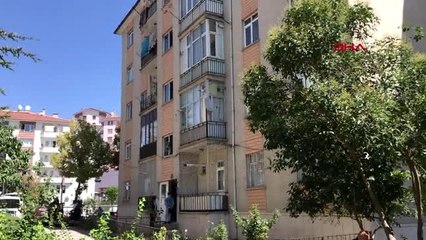 Ankara eşi evi terk edince kendini yakmak istedi