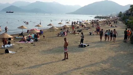 Dedektörle plajda arama yapan turistten ilginç savunma - MUĞLA