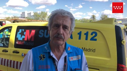 Jefe de Guardia de SUMMA112 explica heridas del paciente de Alcalá