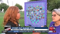 Community members gather to prevent suicide with annual stomp out suicide walk