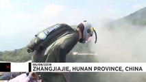 Wingsuit : les meilleurs athlètes au monde se retrouvent en Chine