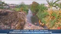 Tumpukan Sampah Mulai Menghilang dari Kali Jambe Bekasi