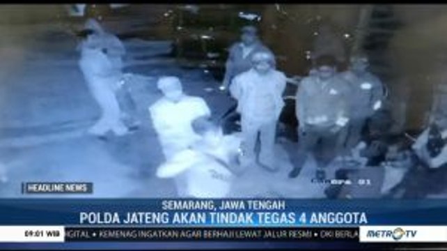 Polda Jateng Pastikan Tindak Tegas 4 Anggota Pelaku Aksi Koboi