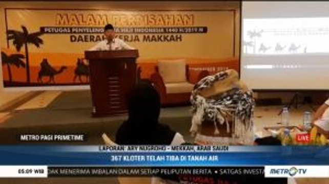 367 Kloter Jemaah Haji Sudah Tiba di Tanah Air