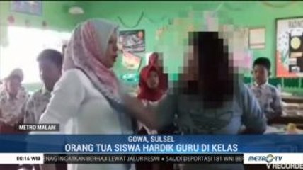 Seorang Guru SD di Gowa Dianiaya Orang Tua Murid