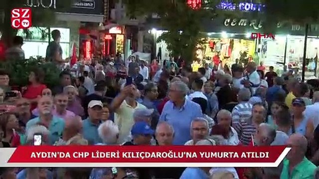 CHP lideri Kılıçdaroğlu’na yumurtalı saldırı!