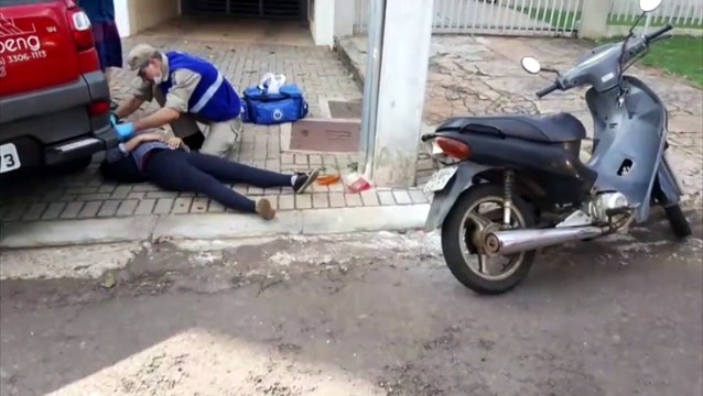 Colisão de trânsito é registrada na Rua Paraná, no Coqueiral