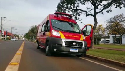 Homem de 38 anos fica ferido na Avenida Brasil