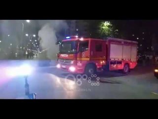 RTV Ora - Vlorë, motori përplaset me “BMW” dhe merr flakë