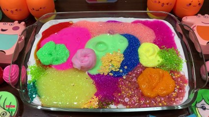 Relaxing with Funny Carrot || Mixing Random Things Into Fluffy Slime || Satisfying Slime s #630