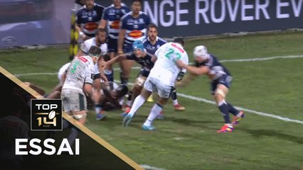 TOP 14 - Essai Malik HAMADACHE (SP) - Pau - Agen - J3 - Saison 2019/2020