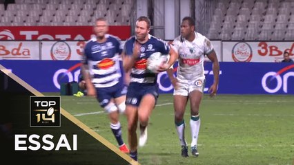 TOP 14 - Essai Johann SADIE (SUA) - Pau - Agen - J3 - Saison 2019/2020