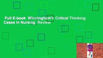 Full E-book  Winningham's Critical Thinking Cases in Nursing  Review