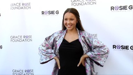 Grace Rose Bauer 16th Annual Grace Rose Fashion Fundraiser Purple Carpet
